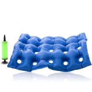 Blue Inflatable Cushion with Pump